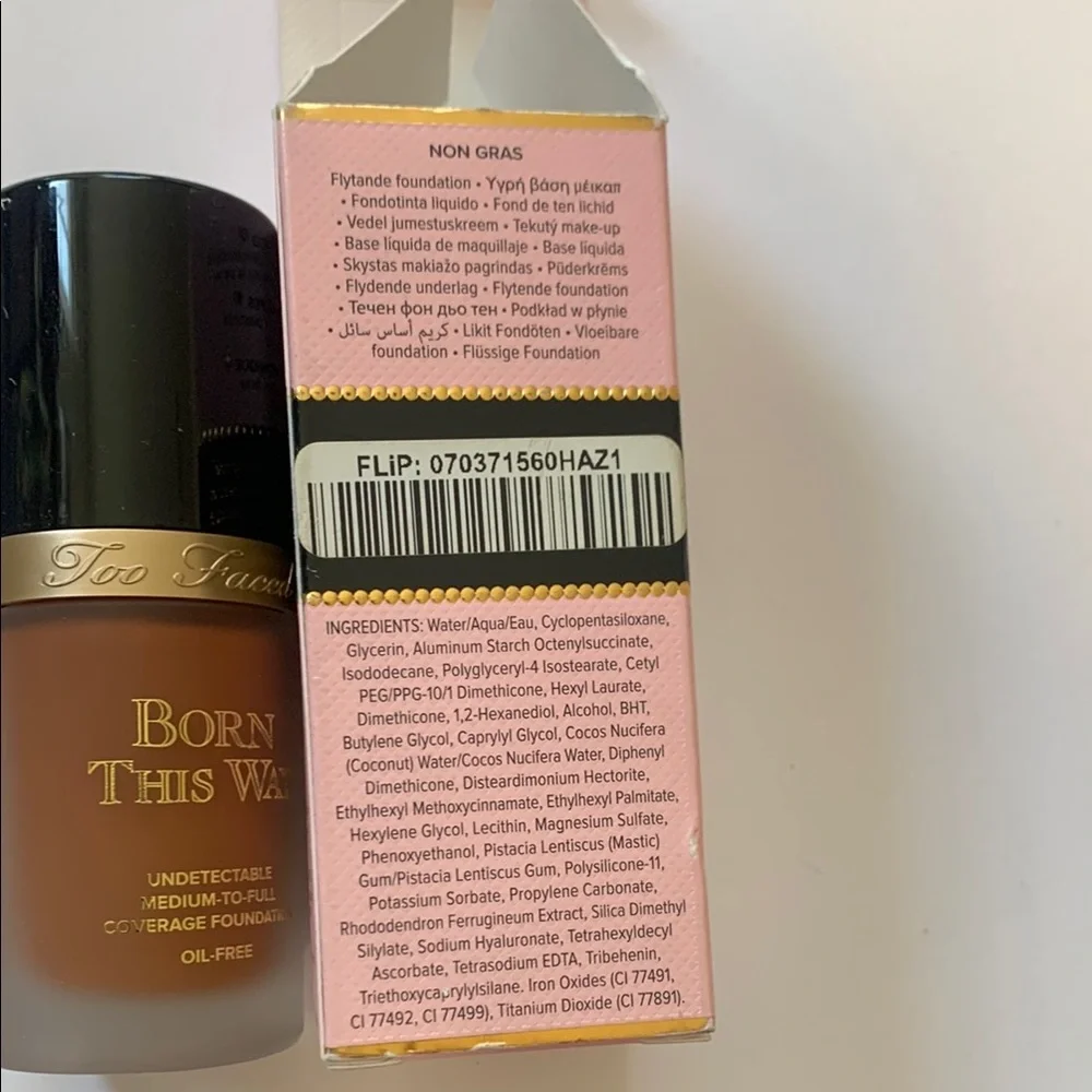 Too Faced Brown Foundation Medium-to-Full Coverage